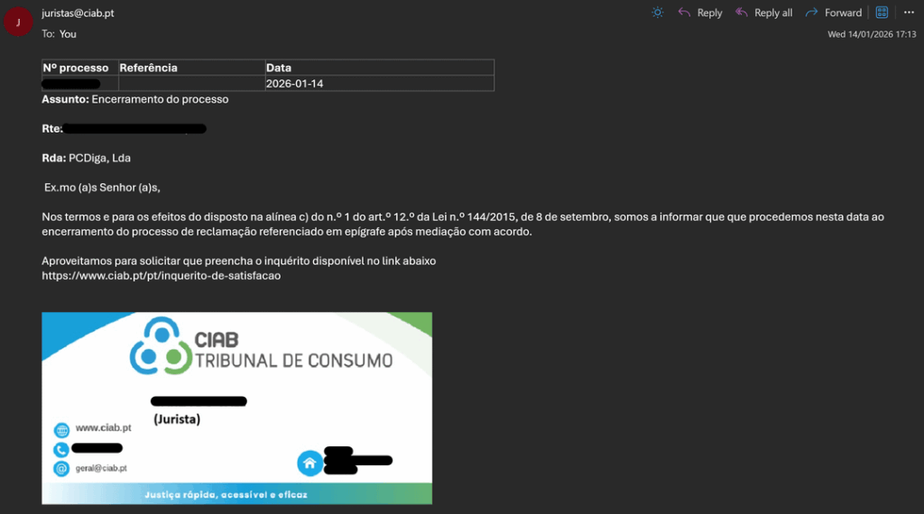 UPDATE: PCDIGA refuses to refund credit note without signed authorization from original buyer