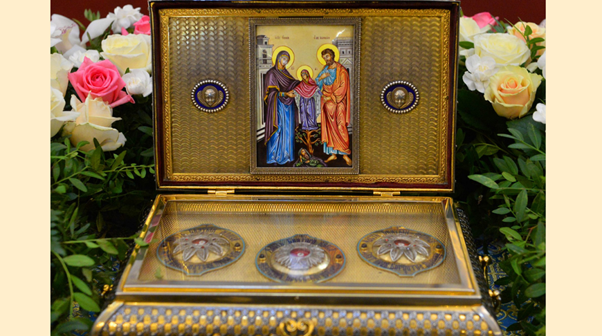 Reliquary containing Belt of Theotokos to arrive in Belarus on 4 March Reliquary containing Belt of Theotokos to arrive in Belarus on 4 March