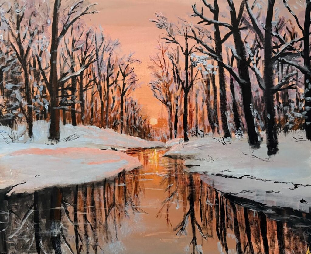 Some of my paintings inspired by hikes I did