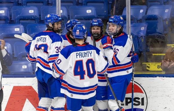Highlighted by Sears and Schneider's Goals, Team USA Defeats Switzerland, 5-2,