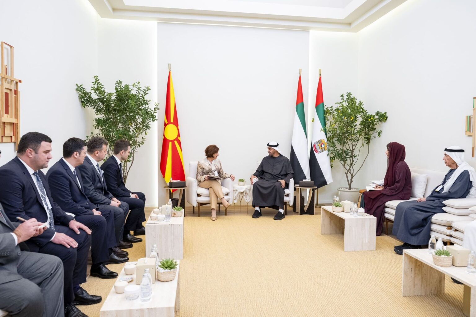 President meets world leaders and heads of delegations at...