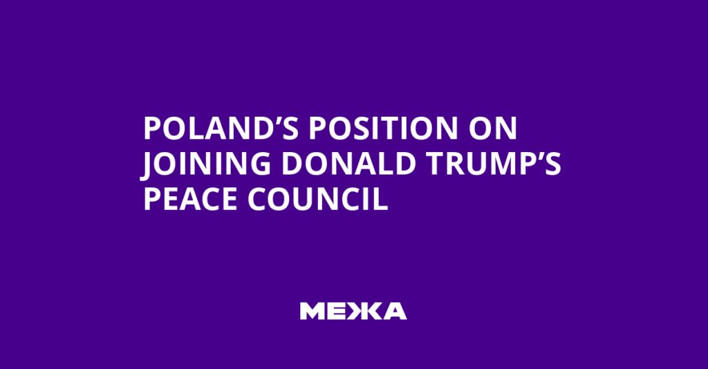 Poland’s Position on Joining Donald Trump’s Peace Council | Ukraine news