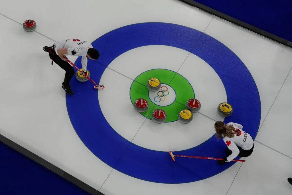 Canadian mixed doubles curling team falls to Great Britain and Estonia at Olympics