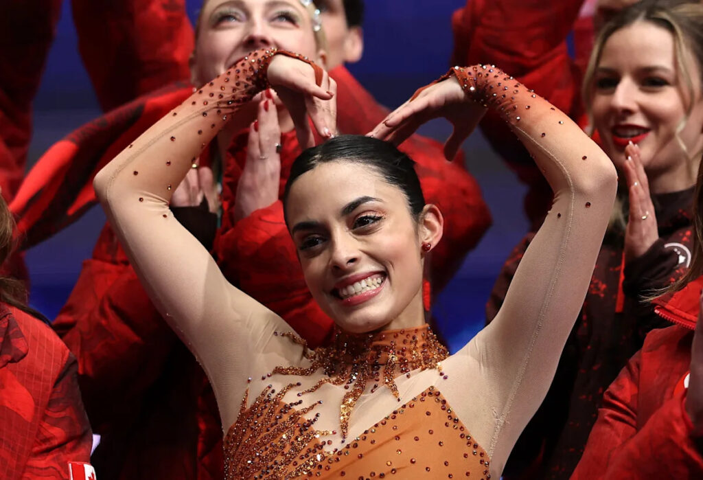 Canadian Olympic figure skater Madeline Schizas has the best excuse for a late homework assignment Canadian Olympic figure skater Madeline Schizas has the best excuse for a late homework assignment