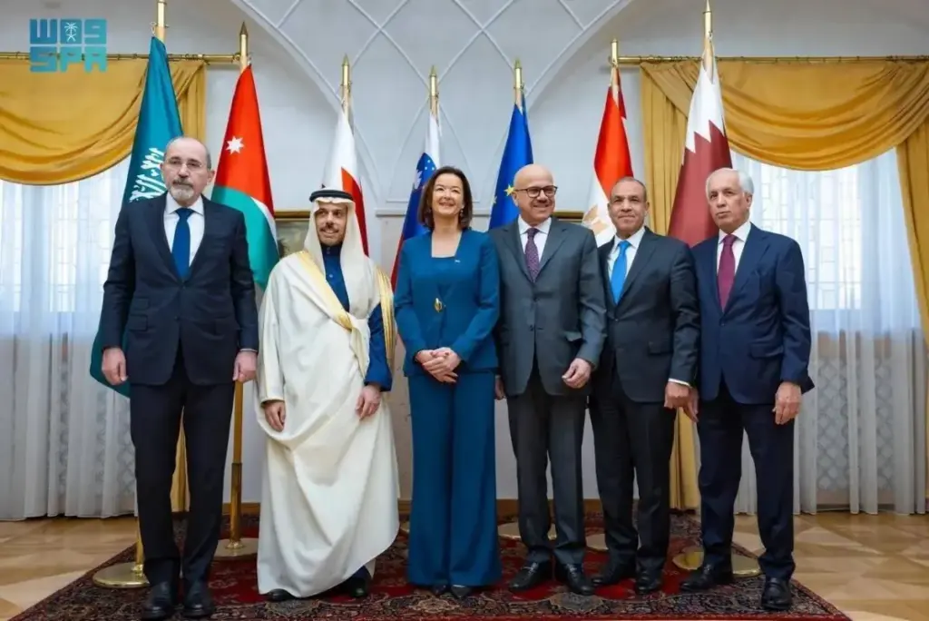 Arab, Slovenia FMs Discuss Gaza Peace Efforts