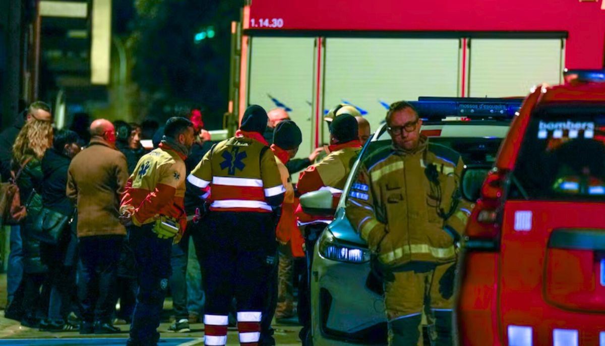 Firefighters reported the blaze broke out in a storage room of a five-story building in Manlleu, a town of 21,000 in the Osona area north of Barcelona