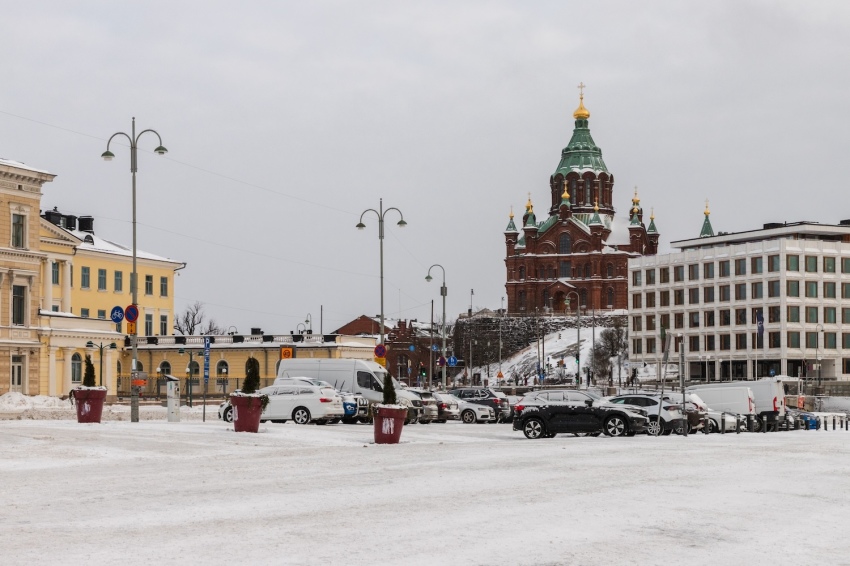Uspenski Cathedral in Helsinki, Finland. 