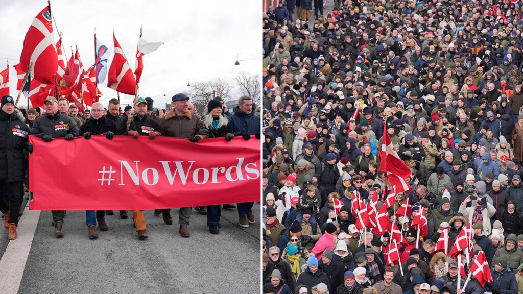 Trump NATO criticism sparks Danish veteran protest at US Embassy in Denmark Trump NATO criticism sparks Danish veteran protest at US Embassy in Denmark