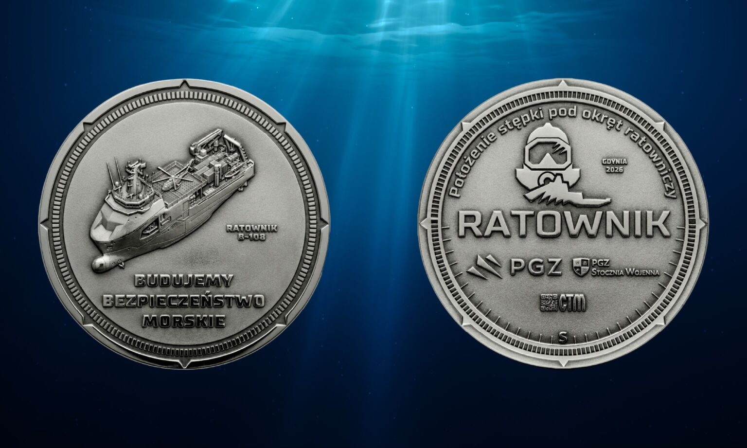 Poland starts construction of new naval rescue ship Ratownik