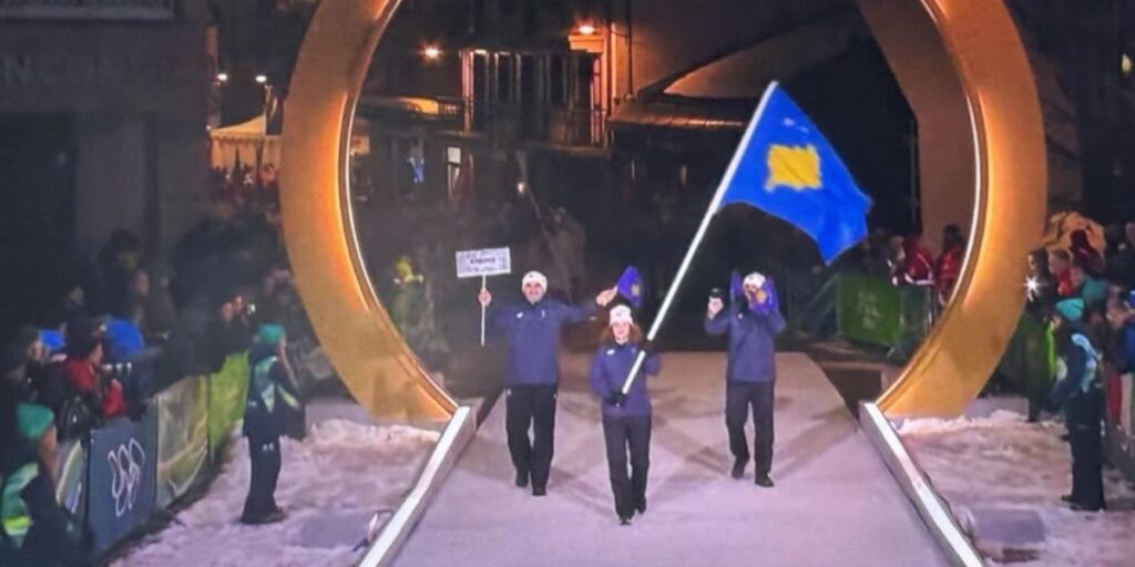 Kosovo parades in the opening ceremony of the Winter Olympics