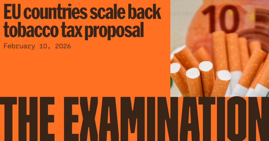 EU countries scale back tobacco tax plan