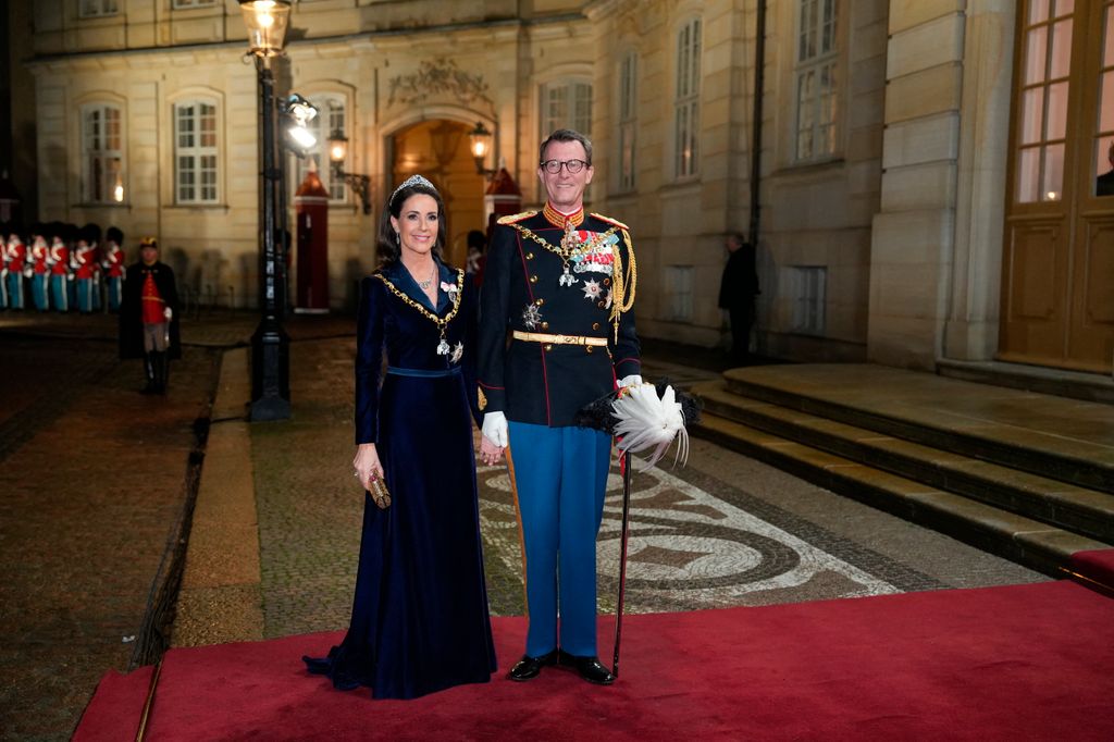Prince Joachim and Princess Marie attend the New Year's Reception and Banquet at Christian VII's Palace, Amalienborg Palace in Copenhagen, on January 1, 2026