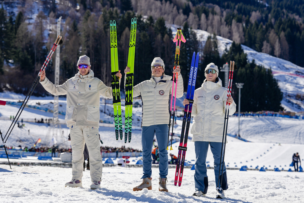 Norway's Klaebo makes history on skis, ties all-time Winter Olympics gold record
