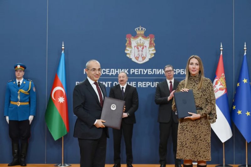 News about -  Azerbaijan-Serbia documents exchanged  -PHOTO  