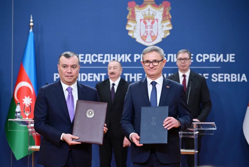 News about -  Azerbaijan-Serbia documents exchanged  -PHOTO  