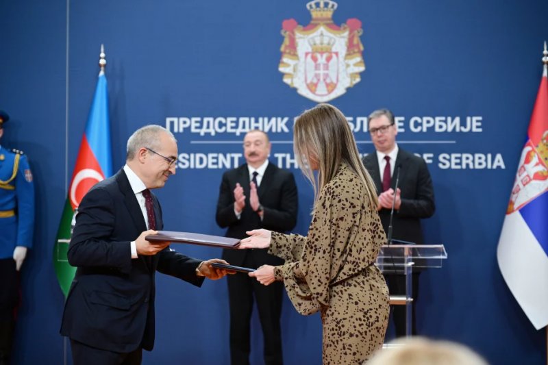 News about -  Azerbaijan-Serbia documents exchanged  -PHOTO  