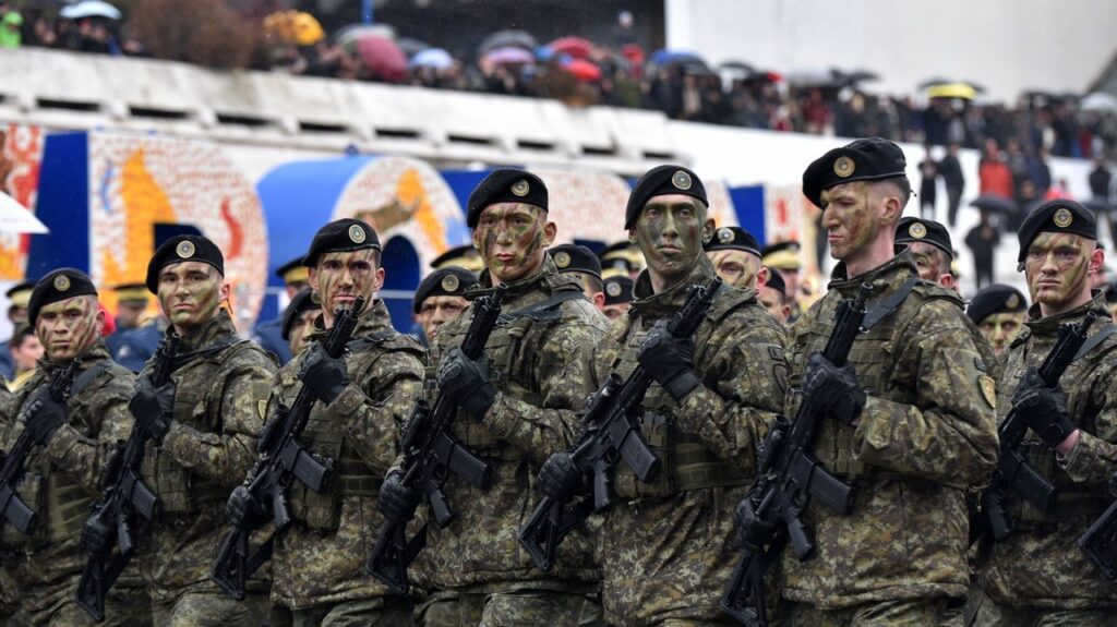 Thousands in Kosovo march against war crimes trials on 18th anniversary of independence declaration