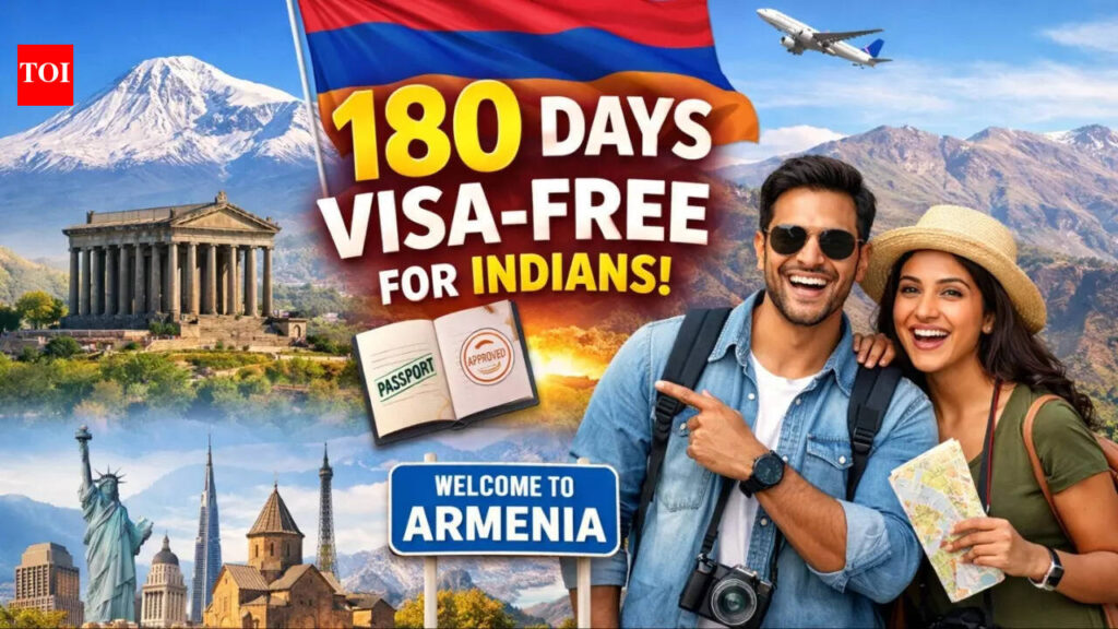 No visa, no paperwork needed for Indians: Armenia opens travel doors to expatriates across Gulf, US, Europe for 180 days No visa, no paperwork needed for Indians: Armenia opens travel doors to expatriates across Gulf, US, Europe for 180 days