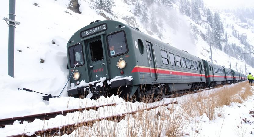 Passenger Train Derails in Swiss Alps after an Avalanche with Injuring Several and Highlighting Winter Travel Safety and New Transport Risks in Switzerland