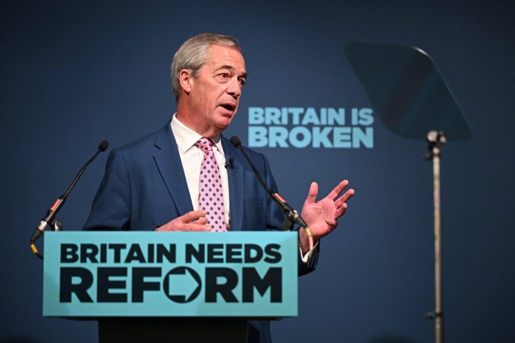 Farage condemned for unproven claim white men are losing jobs because of Equality Act