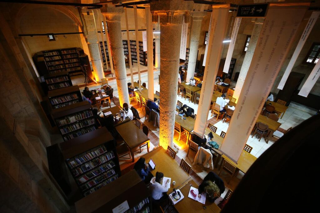 Adana Provincial Public Library in Adana, Turkiye, Feb 17, 2026. (AA Photo)