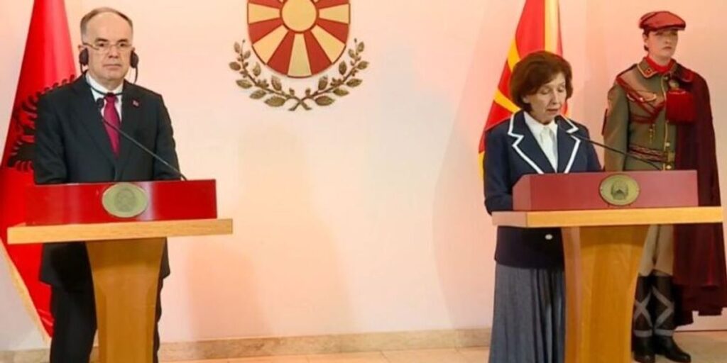 Siljanovska-Davkova: North Macedonia and Albania have no open disputes, but have basis for cooperation