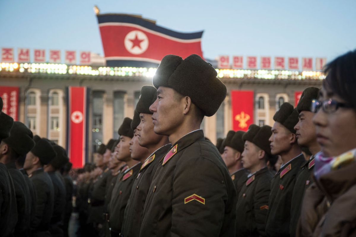 North Korean soldiers
