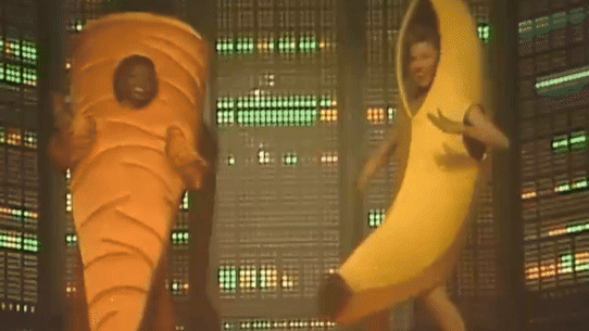 A gid from the Ben Stiller Benson Boone super bowl ad