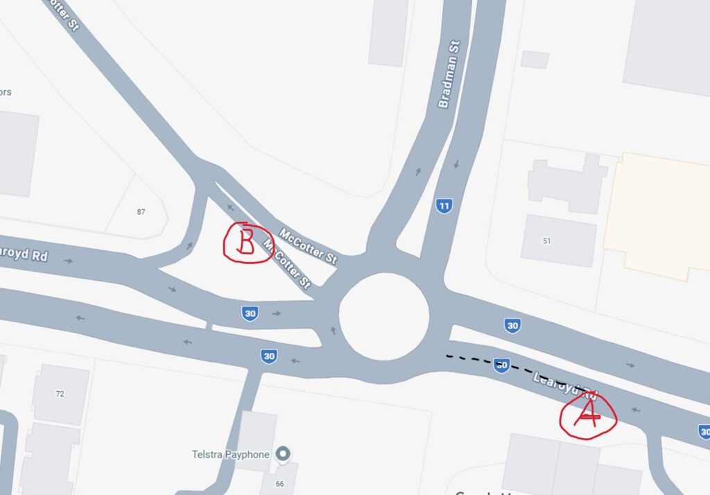 Accident Black Spot - What is the correct way to Signal and Turn? (Acacia Ridge)