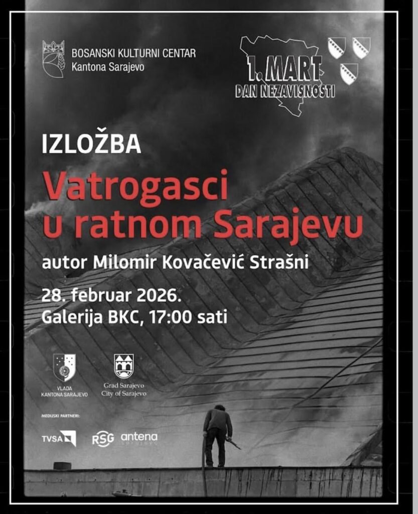 On the occasion of the Independence Day of Bosnia and Herzegovina - exhibition "Firefighters in Wartime Sarajevo", 28.02. at 5 p.m., BKC Gallery