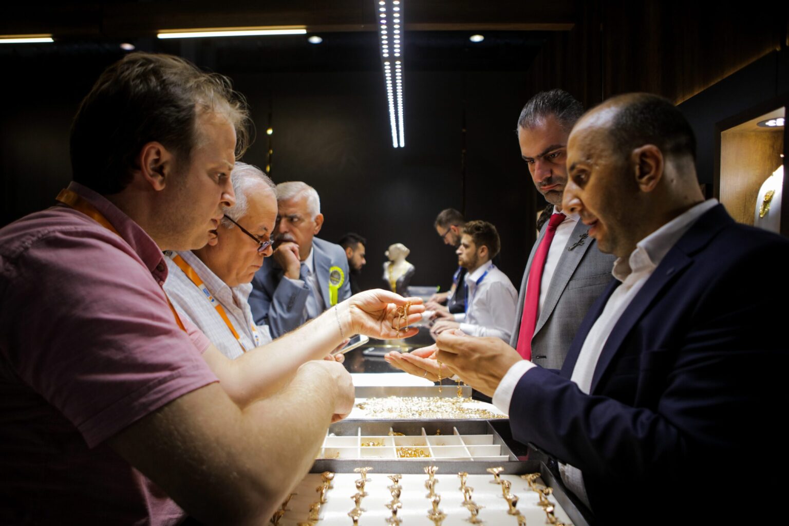 A gold and jewellery exhibition in Gaziantep, Turkey