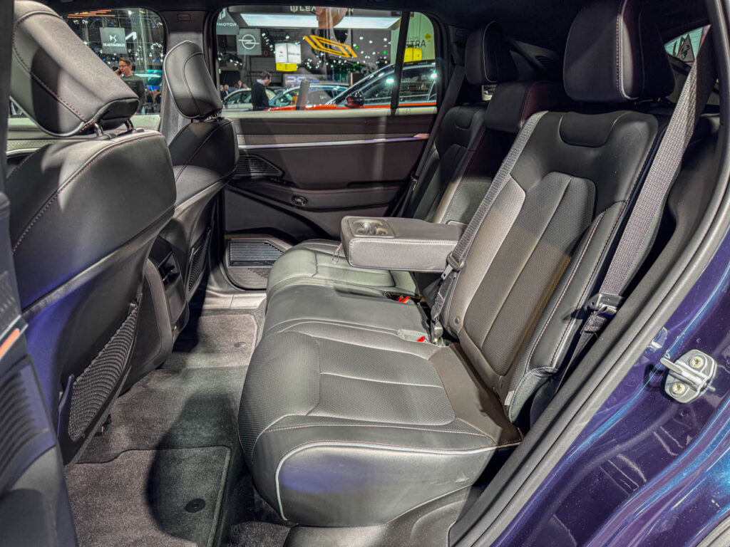 2026 Jeep Wagoneer S rear seat