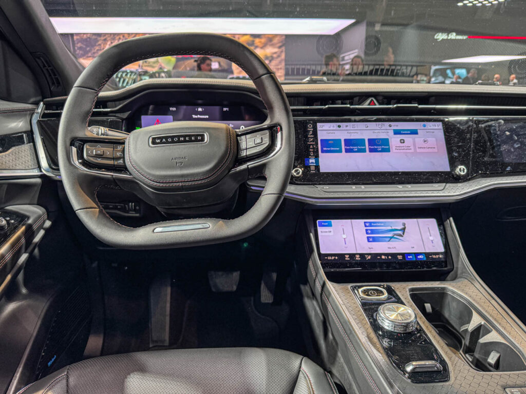 2026 Jeep Wagoneer S steering infotainment