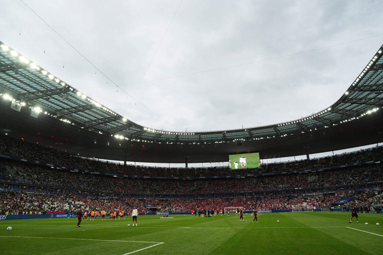 Stade de France stadium in Saint-Denis, France, seen on Saturday May 24, 2025, will be the location for the first NFL game in France this fall.