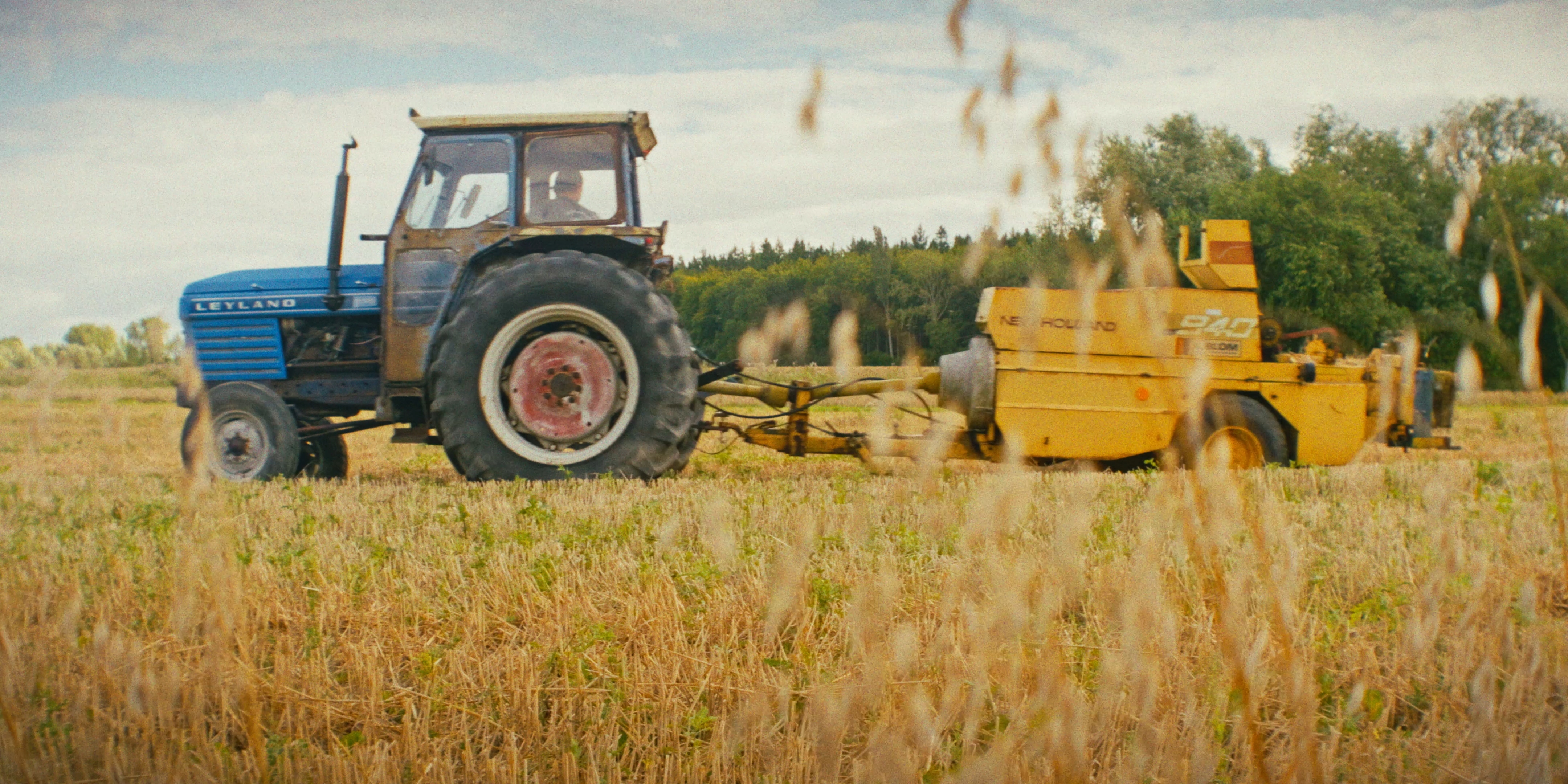 Mikkel Søtbæk works on his farm.