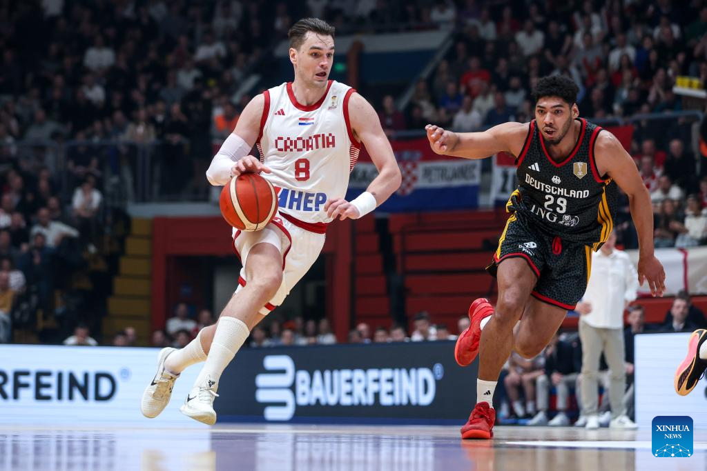 Highlights of FIBA Basketball World Cup 2027 European Qualifiers-Xinhua