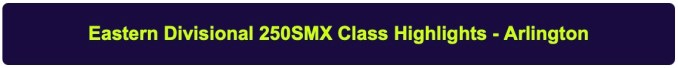 250SMX Highlights - Arlington