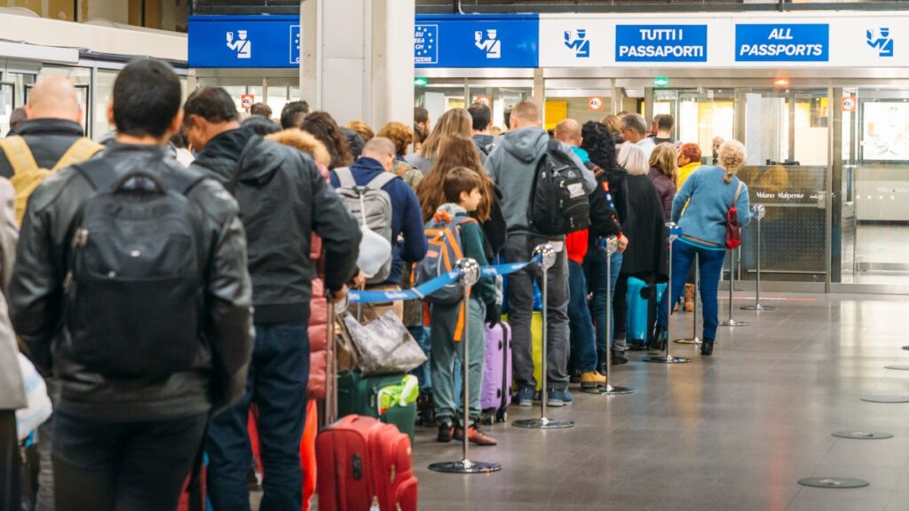 Britons face four-hour airport queues in EU this summer