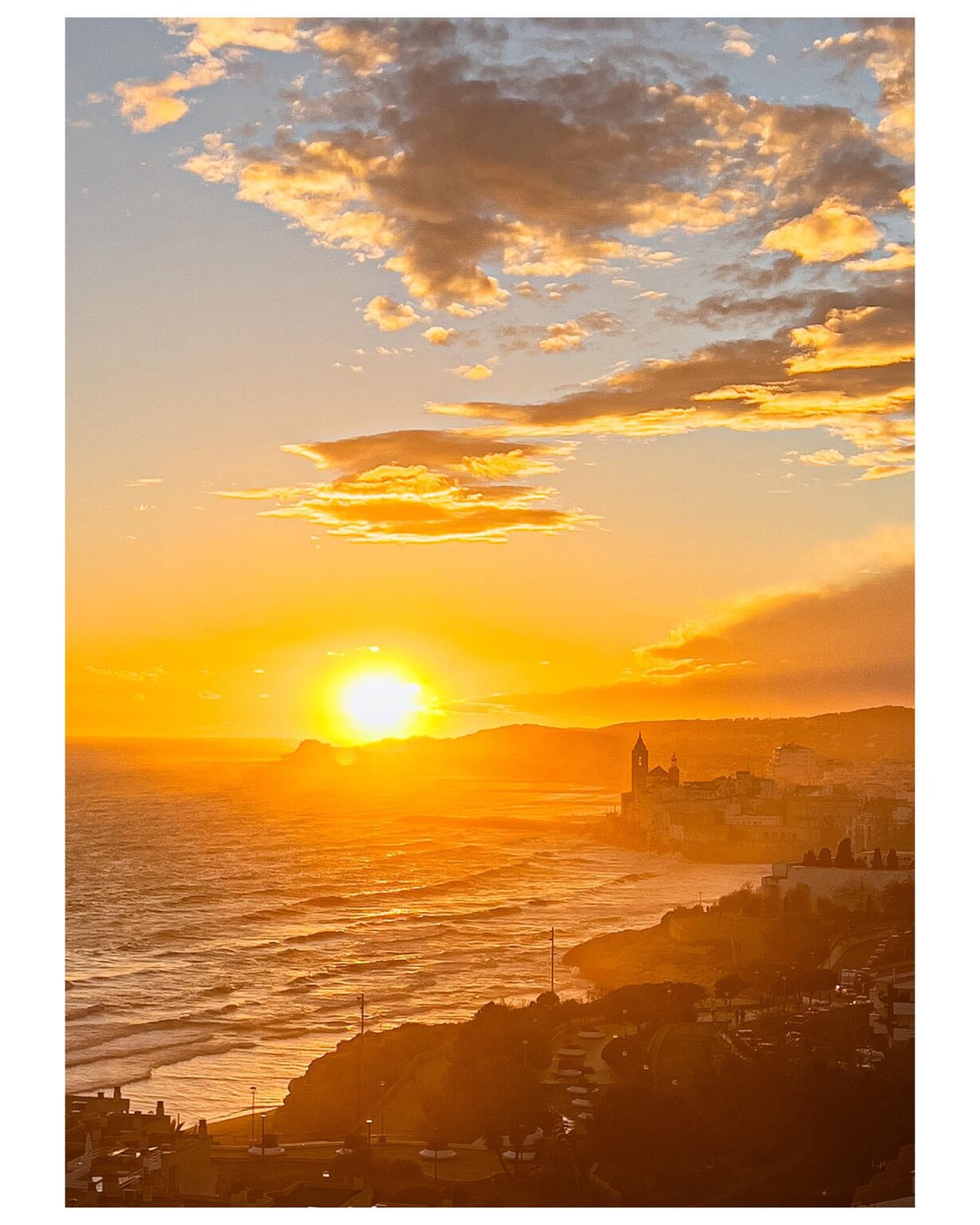 Sunset in Sitges, Barcelona