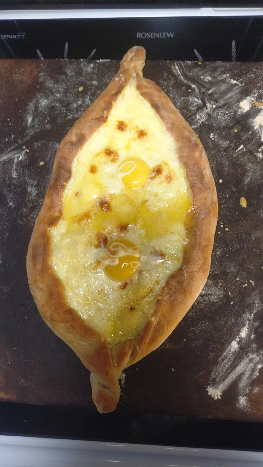 Greetings from Finland, I once again made khachapuri for khachapuri day.