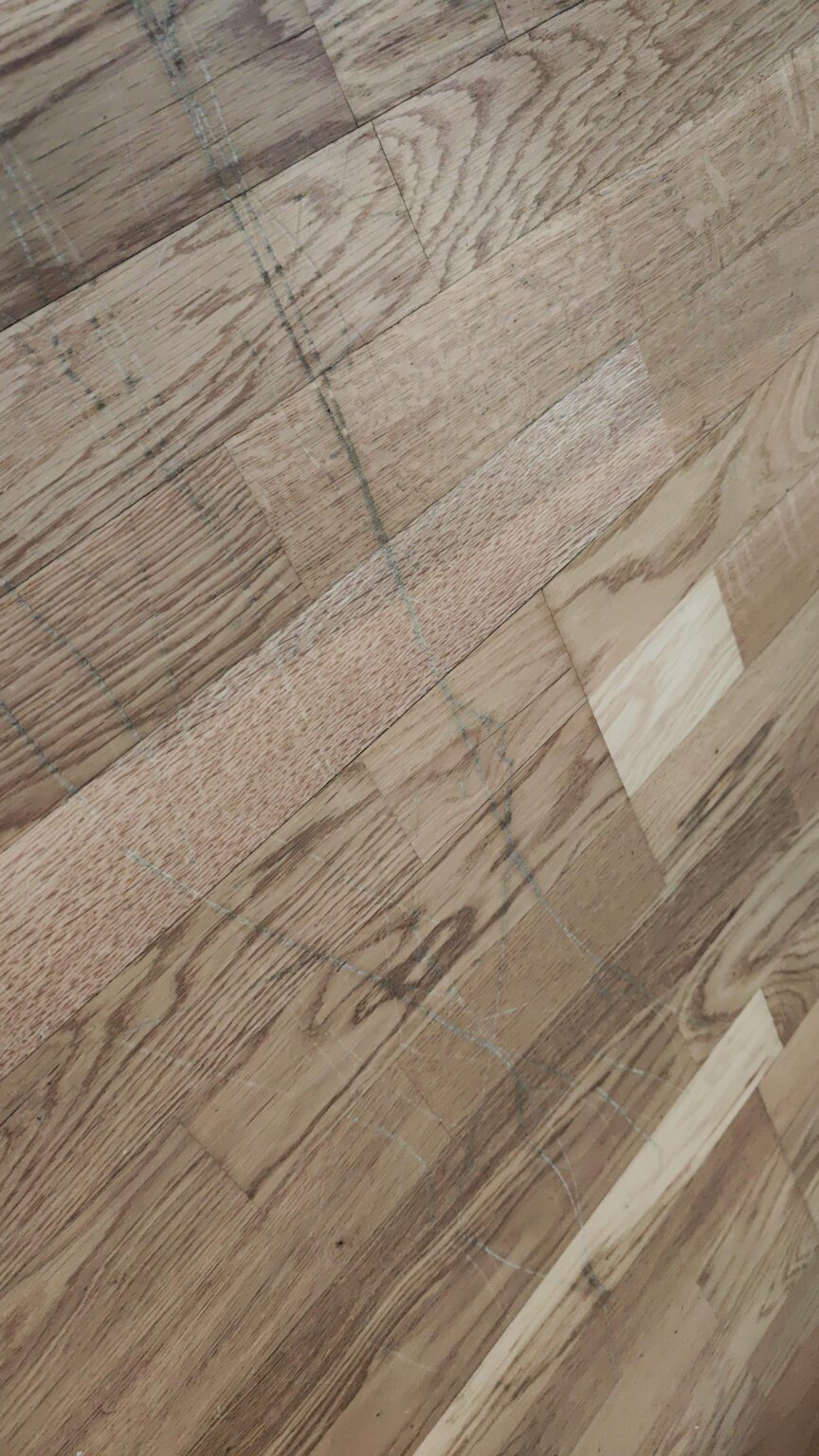 Moving out and floor scratches.