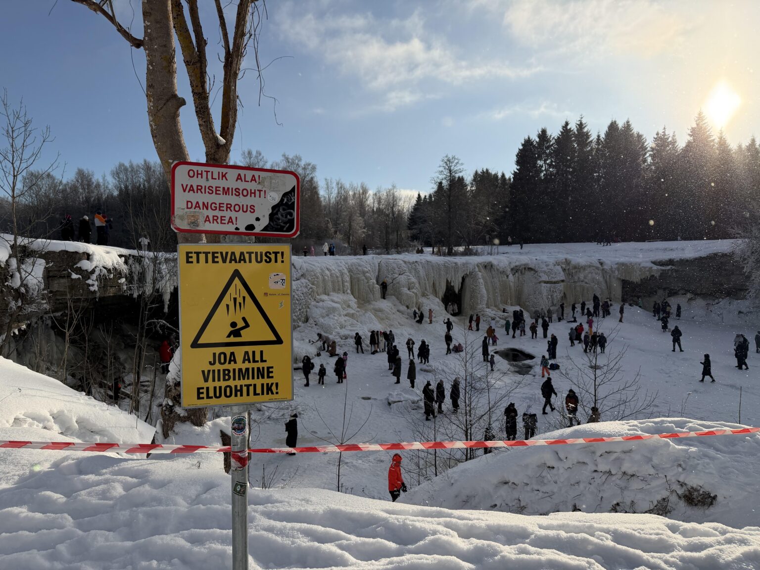 Jägala waterfall today