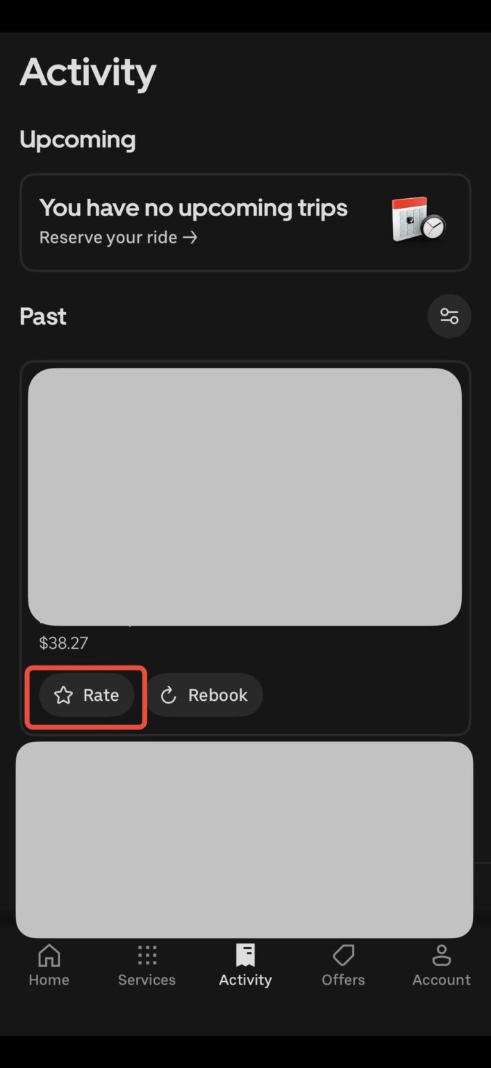 Uber update now defaults to including a tip when you rate and you can’t make it $0