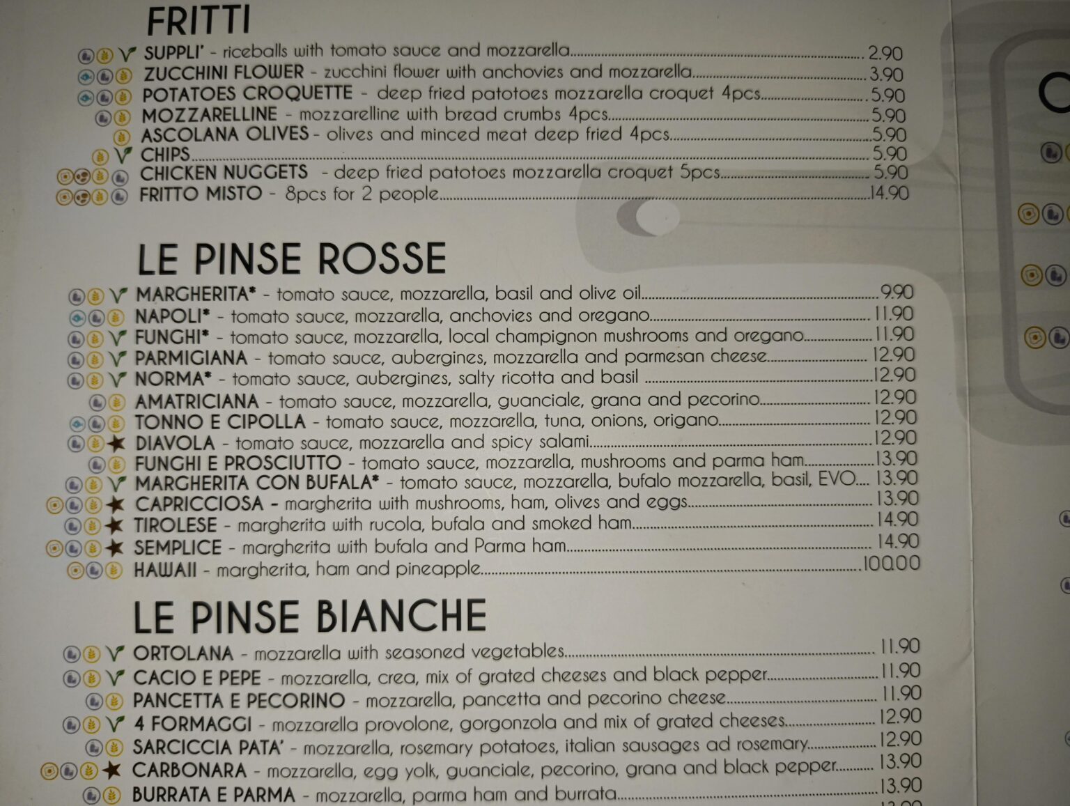 This Italian restaurant in Malta charges €100 if you ask for a Hawaiian pizza