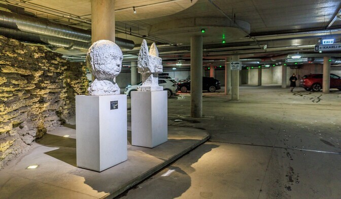 Estonia’s first ‘drive-in’ art exhibition opens under Freedom Square | News Estonia's first 'drive-in' art exhibition opens under Freedom Square | News