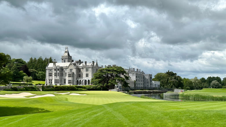 Adare Manor from afar.