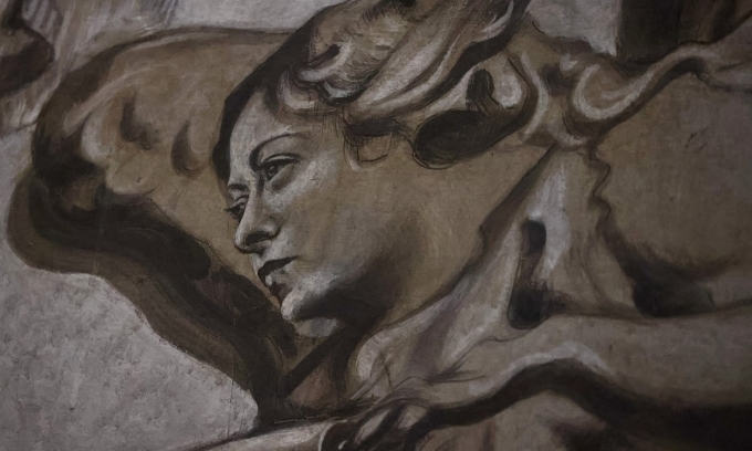 Italy investigates church painting of angel restored to look like Meloni