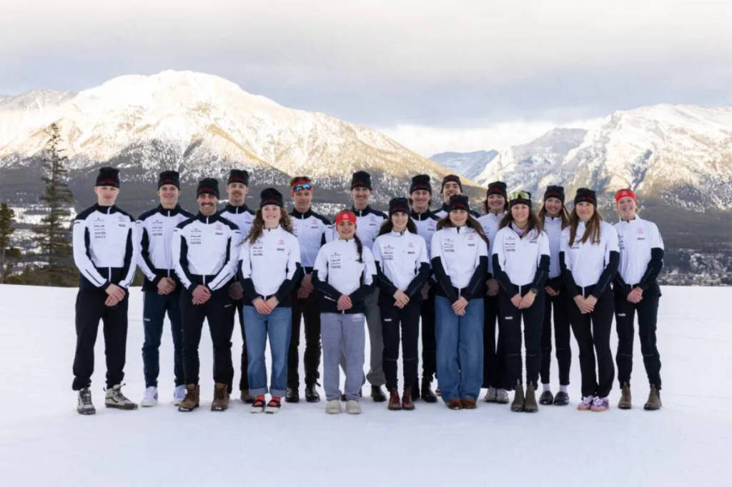 The 21 Canadian athletes heading to Norway this February for the 2026 FIS Nordic Junior and U23 World Ski Championships in Lillehammer, held March 3 to 8. (Photo courtesy Nordiq Canada)