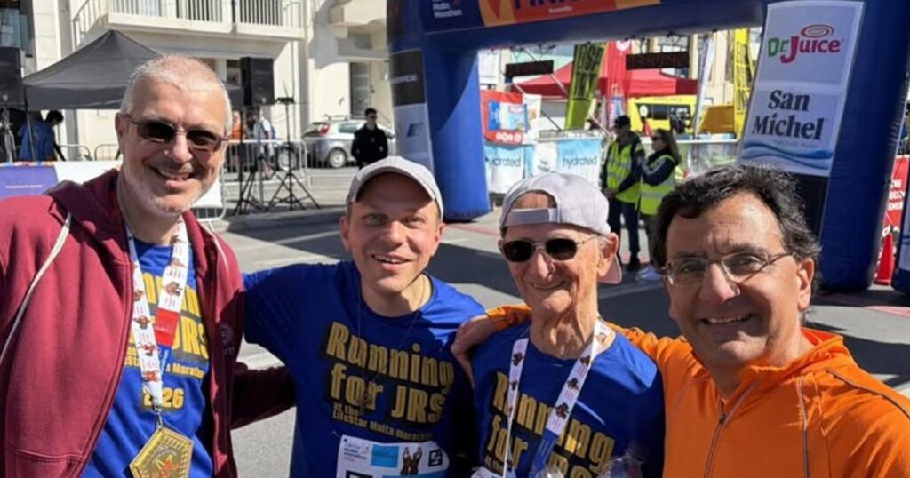 83-year-old Jesuit completes 21km Malta Walkathon