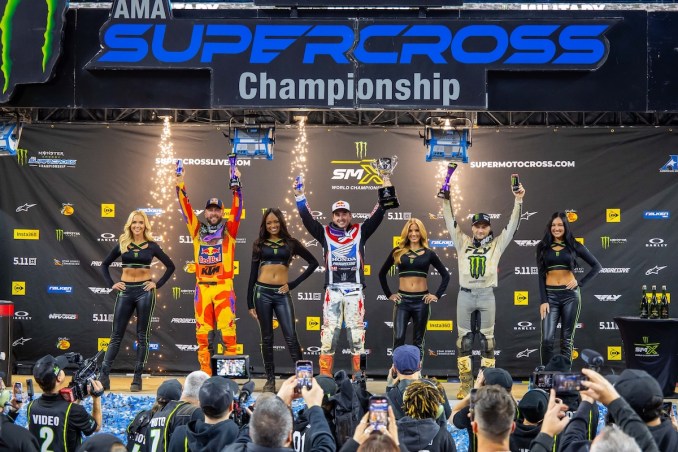 450SMX Class Podium - Arlington